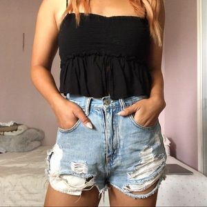 SIGNATURE 8 denim shorts